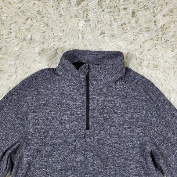 Lululemon Mens Gray 1/4 Zip Pullover Sweatshirt Size Small - Picture 3 of 15